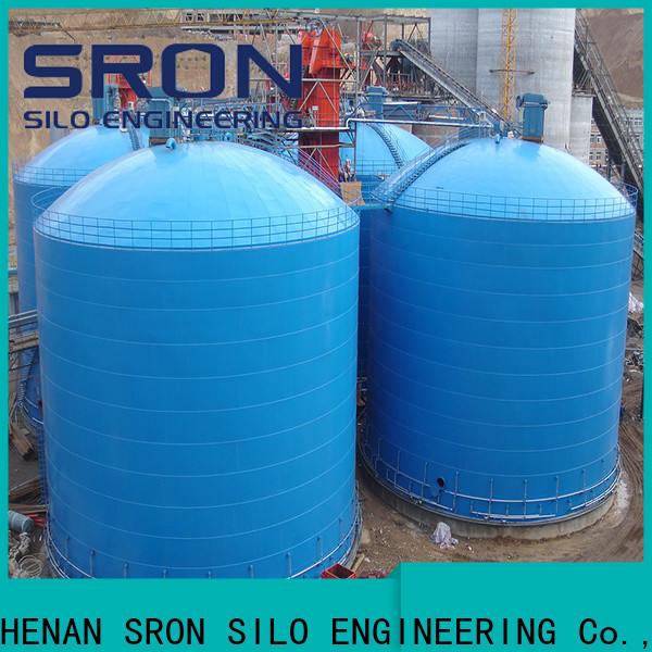 SRON High Capacity ash silo manufacturers for bulk materil storage