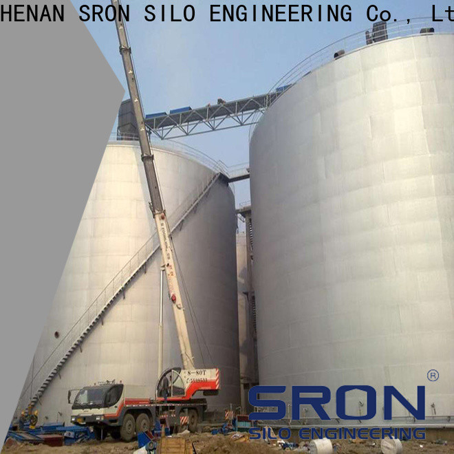 SRON steel silo manufacturers cost for bulk materil storage