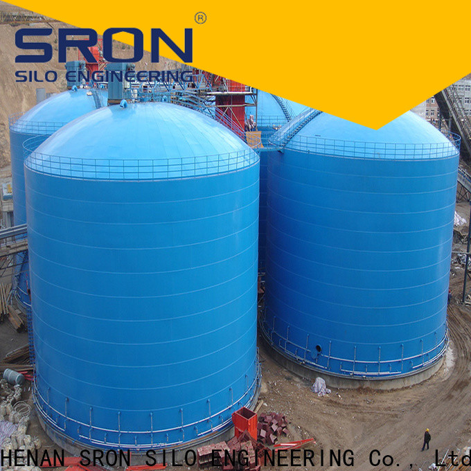 SRON Best welded steel silo suppliers for bulk materil storage